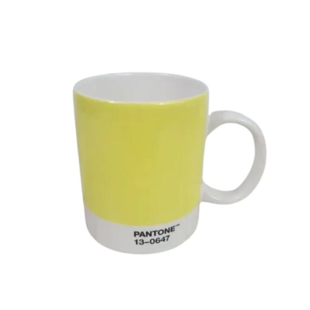 Copenhagen Design Pantone Mug Yellow Grey 13-0647